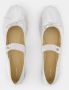 Anine Bing Zilveren Leren Platte Schoenen Elastische Band Gray Dames - Thumbnail 5