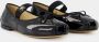 Anine Bing Zwarte leren ronde neus platte schoenen Black Dames - Thumbnail 3