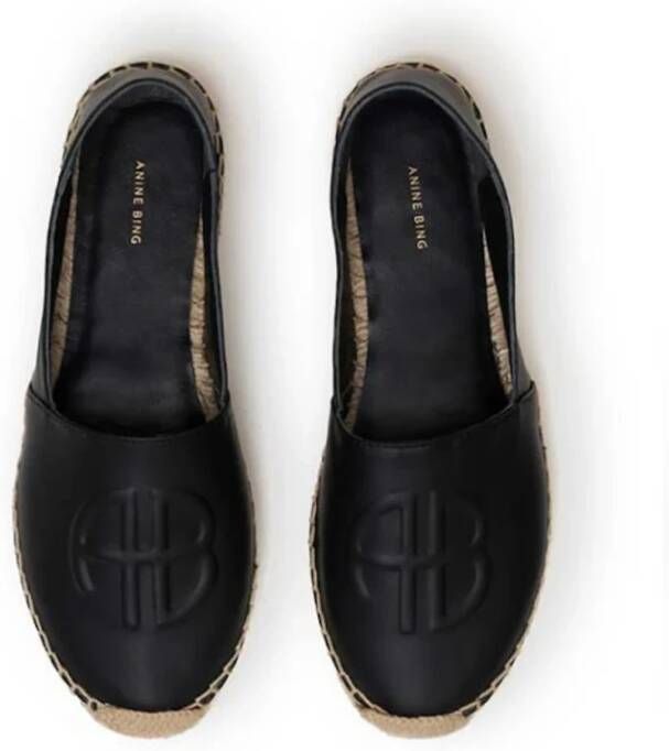 Anine Bing Zwarte Paloma Espadrilles