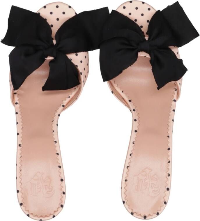 Aniye By Satin Sandalen met Polka Dot Patroon