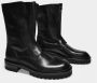 Ann Demeulemeester Kornelis Ankle Boots in Black Leather Zwart Heren - Thumbnail 2