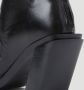 Ann Demeulemeester Zwarte Leren Enkellaarzen Florentine Zwart Dames - Thumbnail 8