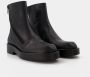 Ann Demeulemeester Ernest Ankle Boots in Black Leather Zwart Heren - Thumbnail 2