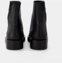 Ann Demeulemeester Ernest Ankle Boots in Black Leather Zwart Heren - Thumbnail 3