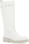 Ann Demeulemeester Ivory canvas Jose Hoge Laarzen White Dames - Thumbnail 2