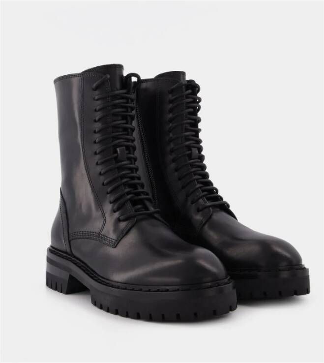 Ann Demeulemeester Lace-up Boots Zwart Dames