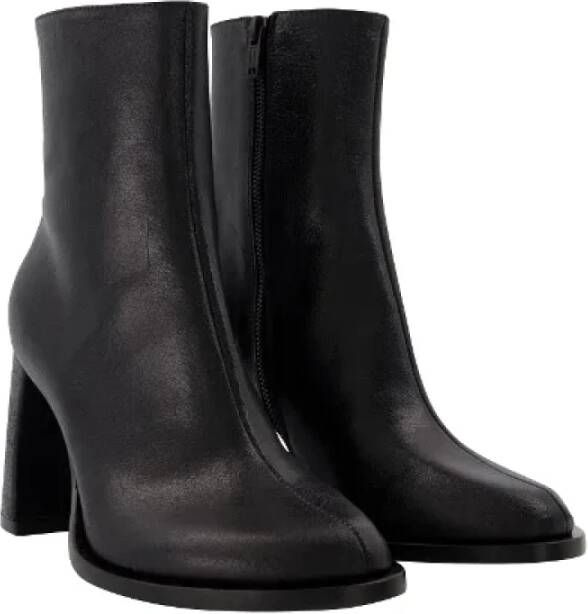 Ann Demeulemeester Leather boots Black Dames