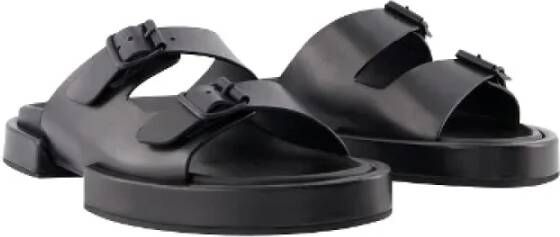 Ann Demeulemeester Leather sandals Zwart Unisex