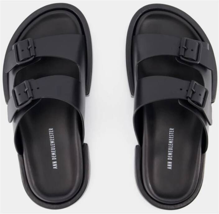 Ann Demeulemeester Sliders Zwart Dames