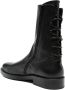 Ann Demeulemeester Zwarte Leren Veterschoenen met Puntige Neus - Thumbnail 2