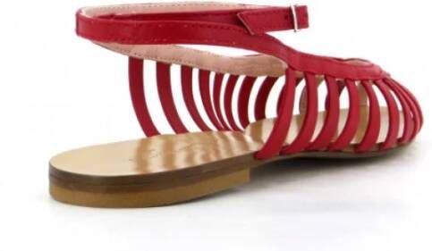 Anna F. Flat Sandals Red Dames