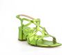 Anna F. High Heel Sandals Green Dames - Thumbnail 2