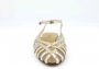Anna F. Leren sandalen platina zilver enkelband - Thumbnail 2