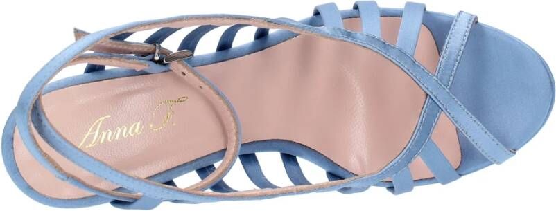 Anna F. Sandalen Clear Blue Dames