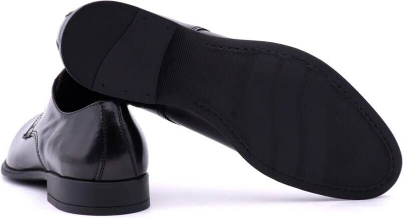 Antica Cuoieria Blauw Geborsteld Kalfsleer Veterschoenen