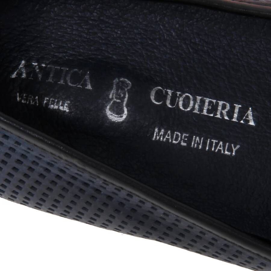 Antica Cuoieria Geperforeerde Slip-On Loafers