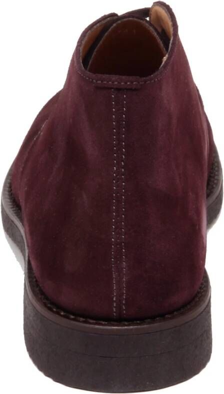 Antica Cuoieria Paarse Pruim Suède Laars Schoen