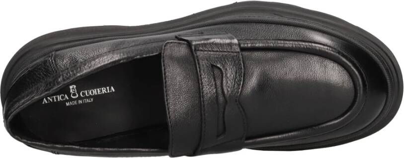Antica Cuoieria Platte schoenen Zwart