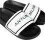 Antony Morato Comfortabele Slippers met Ronde Neus Zwart Heren - Thumbnail 4