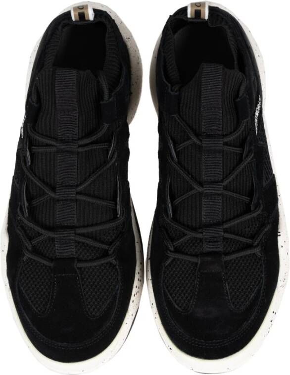 Antony Morato Elegante Vetersneakers Black Heren