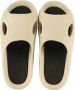 Antony Morato EVA Rubber Slippers Decoratieve Details Beige Heren - Thumbnail 5