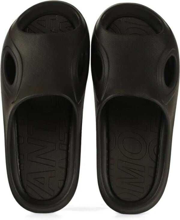 Antony Morato EVA Rubber Slippers Decoratieve Details Black Heren