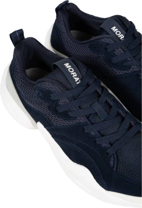 Antony Morato Klassieke Sneakers met Ronde Neus Blue Heren