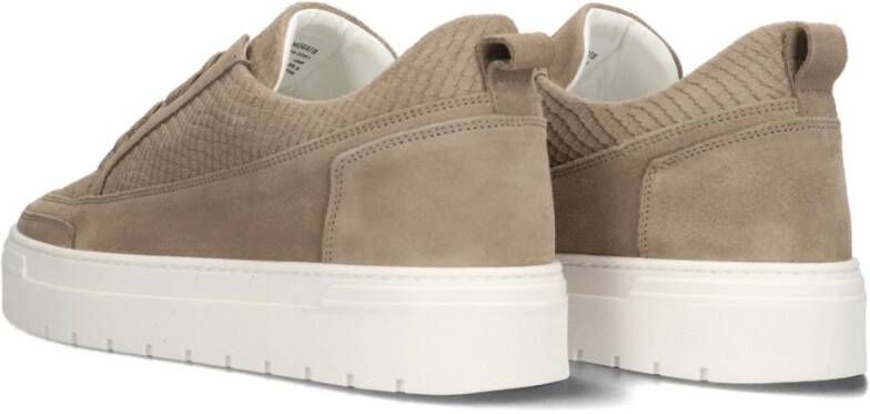 Antony Morato Lage sneakers met krokodillenprint Brown Heren