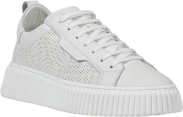 Antony Morato Leren Sneakers Collectie White Heren