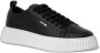 Antony Morato Zwarte Leren Sneakers Vetersluiting Stijl Black Heren - Thumbnail 13
