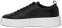 Antony Morato Zwarte Leren Sneakers Vetersluiting Stijl Black Heren - Thumbnail 14