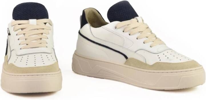 Antony Morato Leren sneakers met rubberen zool