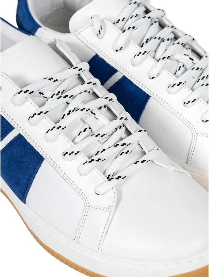 Antony Morato Leren Sneakers met Veters Wit Heren