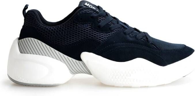 Antony Morato Klassieke Sneakers met Ronde Neus Blue Heren - Foto 3