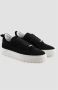 Antony Morato Suede 3D Logo Lage Sneakers Black Heren - Thumbnail 3