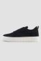 Antony Morato Suede 3D Logo Lage Sneakers Black Heren - Thumbnail 3