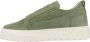Antony Morato Suede Animal Print Low-Top Sneakers Green Heren - Thumbnail 3