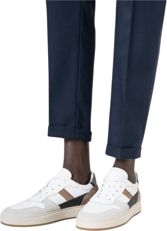 Antony Morato Witte leren sneaker emre stijl