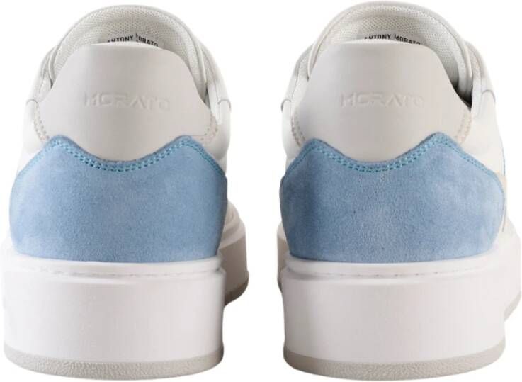 Antony Morato Witte leren sneaker emre stijl