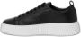 Antony Morato Zwarte Leren Sneakers Vetersluiting Stijl Black Heren - Thumbnail 8