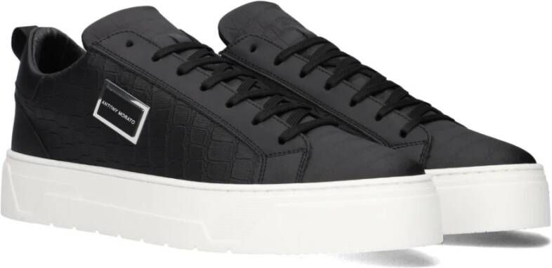 Antony Morato Zwarte stijlvolle herensneakers