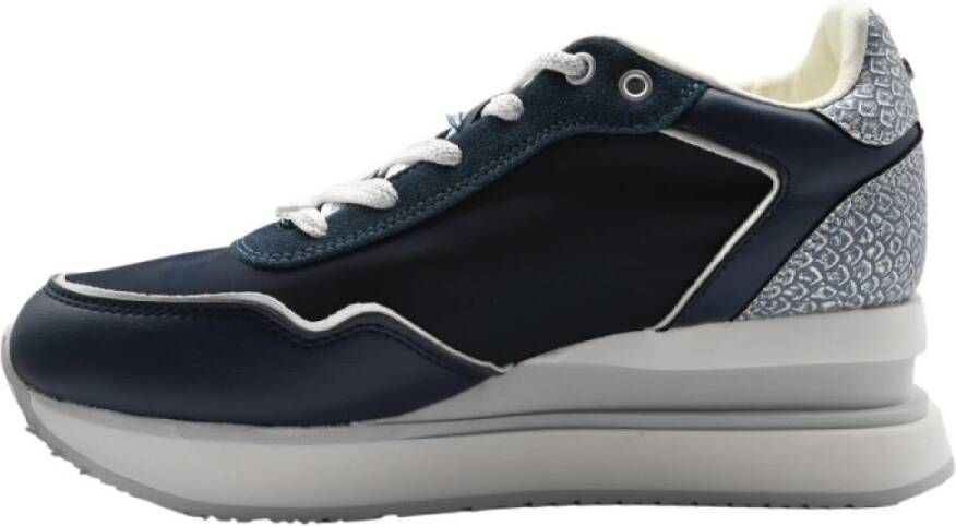 Apepazza Mid-High Marghe Navy Silver Sneakers Multicolor Dames