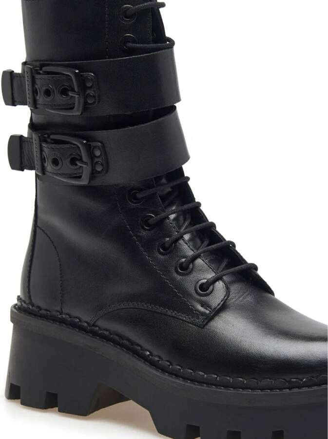 Apepazza Zwarte Veterschoenen voor Vrouwen Black Dames