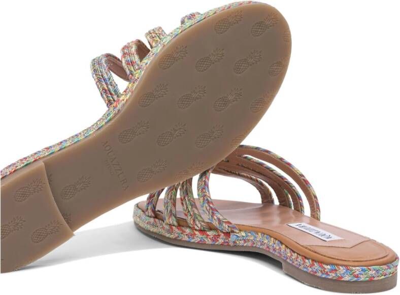 Aquazzura Beige Sandalen voor Vrouwen