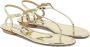 Aquazzura Bijna Blote Leren Sandalen Yellow Gray Dames - Thumbnail 6