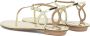 Aquazzura Bijna Blote Leren Sandalen Yellow Gray Dames - Thumbnail 8