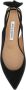 Aquazzura Black Suede Bow Tie Ballet Ballerinas Zwart Dames - Thumbnail 2