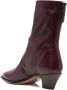 Aquazzura Bordeaux Enkellaarzen Nappaleer - Thumbnail 2