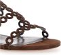 Aquazzura Bruine Infinity Chain Platte Sandalen - Thumbnail 2