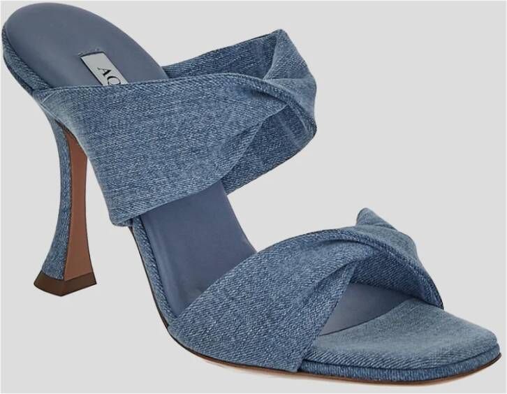 Aquazzura Denim Hakmuiltjes voor Dames Blue Dames